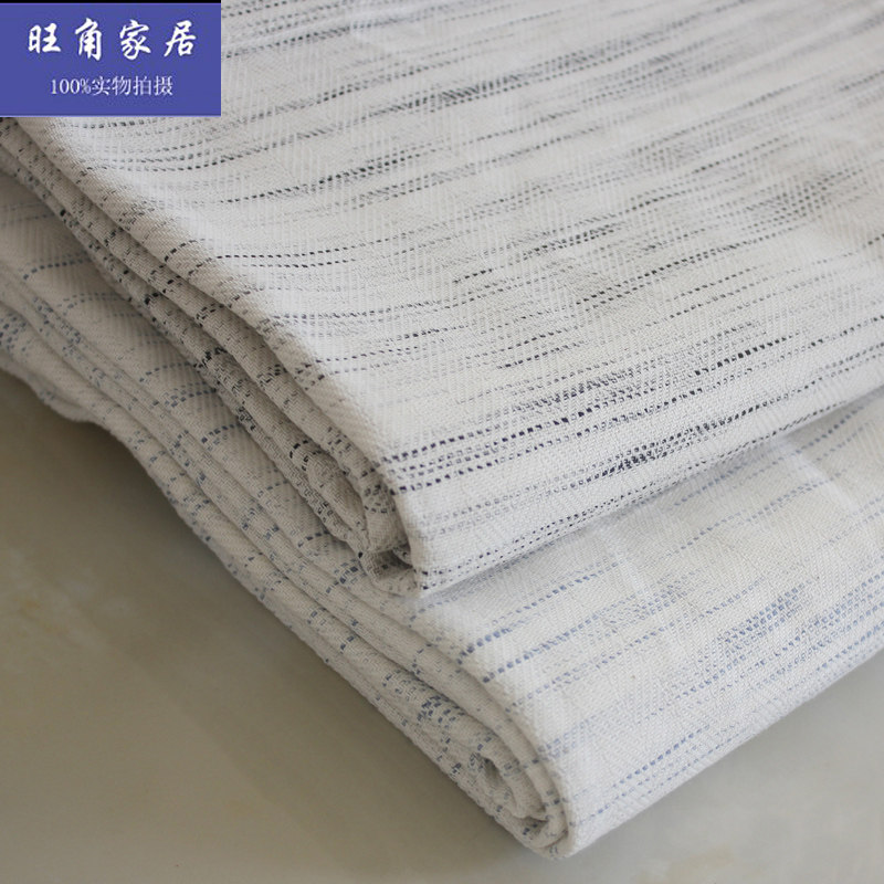 Pure Cotton Curtains Simple Blackout Curtains Solid Color Modern Style