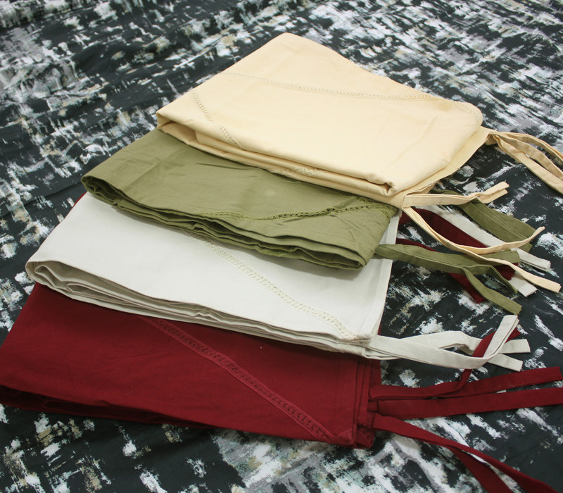 (Mong Kok home) pure cotton hollowed-out curtain partition shading curtain door blinds pure cotton modern brief