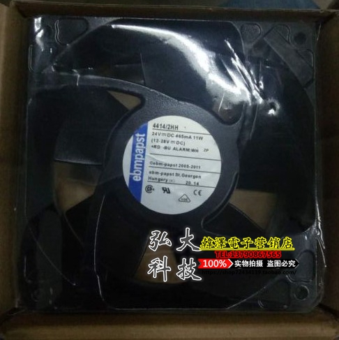 4414 2HH Original German EBMPAPST 24VDC 460mA 11W 120*120*38 Equipment Fan