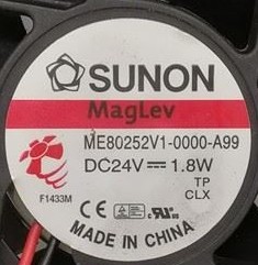 Approved SUNON 8025 8CM ME80252V1-00000-A99 DC24V 1 8W FIX FIX