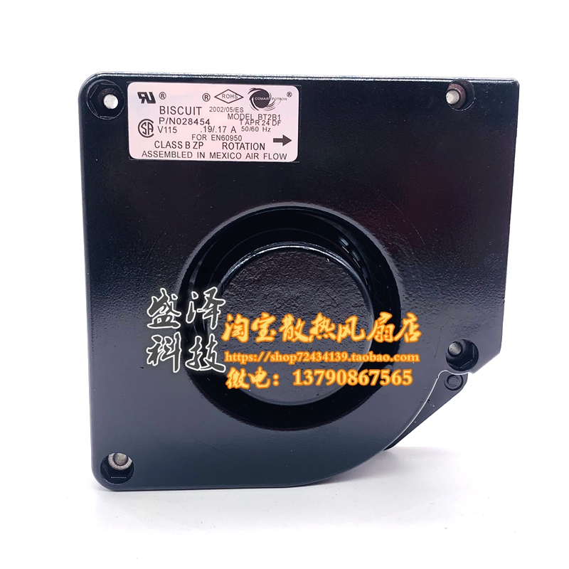 COMAIR BT2B1 115V 0 19A 12CM 12032 BT2A1 blower centrifugal exhaust