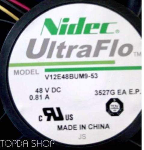 V12E48BUM9-53 48V 0 81A original Japanese NIDEC 12038 switch high wind volume fan