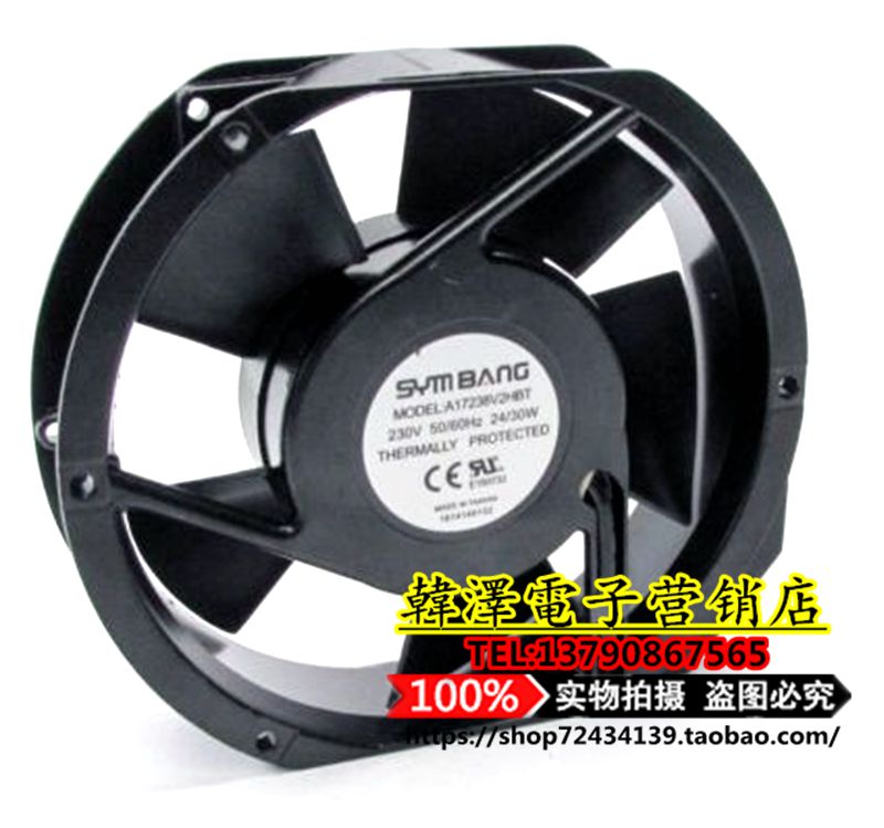 SYM BANG fan ventilator A17238V2HBT 230V 50 60Hz 24 24 30W