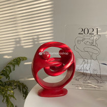 Shinymomo abstract art stone carving ornaments ins blogger (SF)