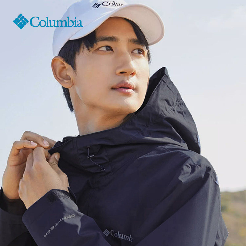 Columbia Columbia Jacket Men's 26 Spring/Summer New Outdoor Casual Hooded Waterproof Jacket We2619