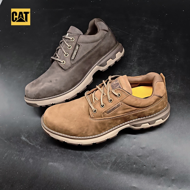 Cat New Men's Suede Leather Light Outdoor Casual Round-Toe Shoes P726373/P726508 Without Original Box