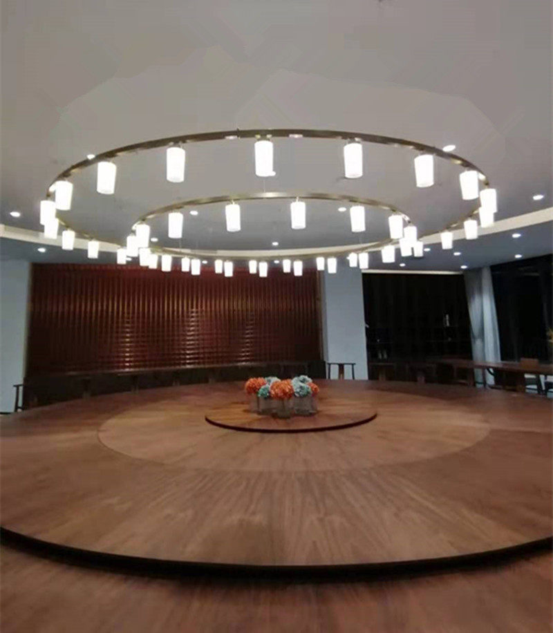 Custom Minimalist Modern Hotel Lobby Villa Sample House Display Center Sand Tray Living-room Light Banquet Hall Dining Room Crystal Chandelia