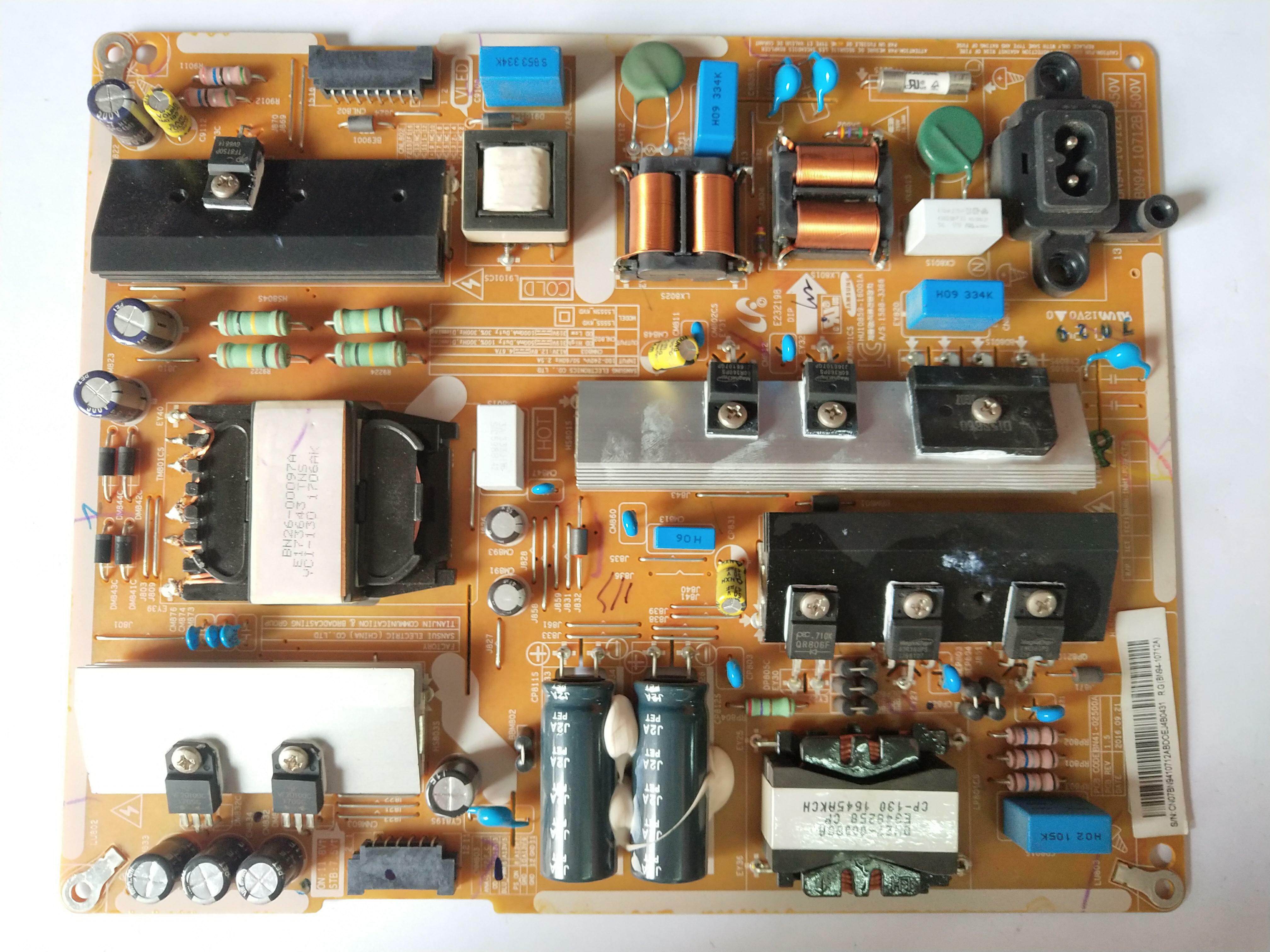 Samsung UA55KU6200 6310 6300JXXZ power supply board BN41-02500A BN94-10712A