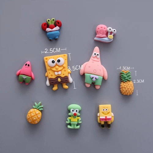 Мультяшная трехмерная наклейка ручной работы, брендовый аксессуар, набор материалов, магнит на холодильник, в 3d формате, поделки ручной работы