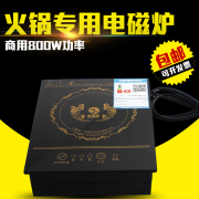 bếp từ kết hợp hồng ngoại Nồi lẩu mini thương mại nhúng dát 800W vuông cảm ứng điều khiển một người một nồi shabu-shabu - Bếp cảm ứng bếp từ zemmer