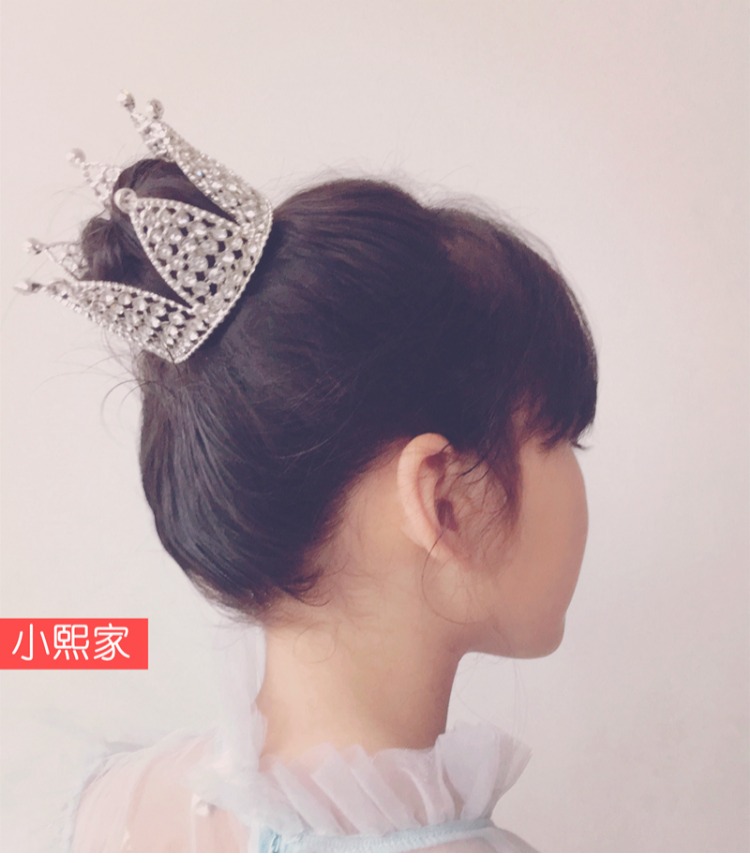 Công chúa nhỏ Vương miện Mũ Hàn Quốc Flash Diamond Crown Sinh nhật cho trẻ em Sự kiện Ngày của trẻ em Quà tặng Hoa Boy Phụ kiện tóc băng đô tai mèo