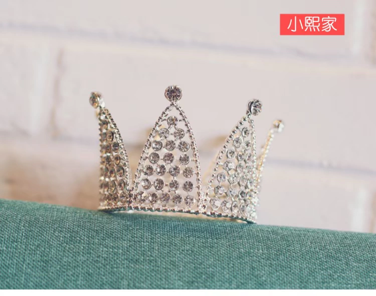 Công chúa nhỏ Vương miện Mũ Hàn Quốc Flash Diamond Crown Sinh nhật cho trẻ em Sự kiện Ngày của trẻ em Quà tặng Hoa Boy Phụ kiện tóc dây buộc tóc hot nhất hiện nay