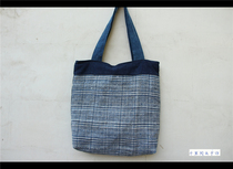 Homemade shoulder linen bag ethnic wind bag Retro handmade homespun linen bag style can be taken to choose