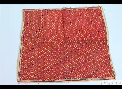 Ethnic minority craft gifts ornaments brocade Guangxi Zhuang quilt embroidered C17