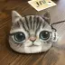 Cat coin ví nữ mini dễ thương Hàn Quốc sáng tạo vải túi xu nhỏ tay lấy đồng xu túi khóa kéo ví Ví tiền