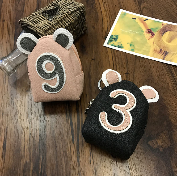 Ví nhỏ nữ mini xu đơn giản túi sinh viên túi nhỏ đổi túi dây kéo dễ thương móc khóa 9,9 - Ví tiền ví nam cao cấp
