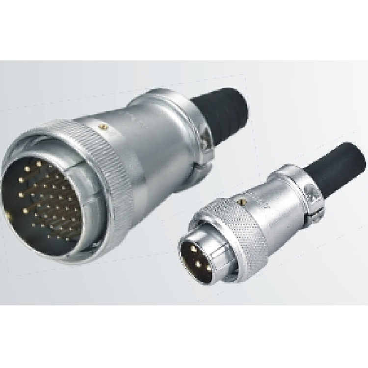 AOPULO AS24K12Z 24J19TQ cable fixed round aviation plug square socket