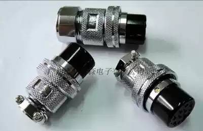 Heavy and strong aviation plug 25M-2-3-4-5-6-7-8-10-12-core rectangular socket