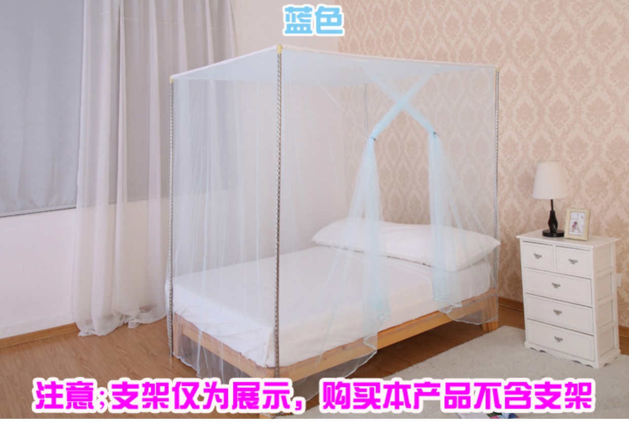 Tăng truyền thống lưới cửa duy nhất đôi bên đã được mã hóa nhà đầu old-fashioned 2m 3m giường lưới truyền thống cổ hủ - Lưới chống muỗi kiểu màn khung đẹp
