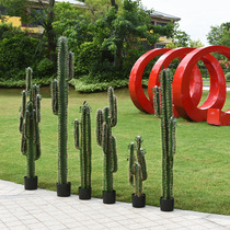 Simulation cactus fake cactus scenery artificial plant potted professional large outdoor landscaping decoration cactus
