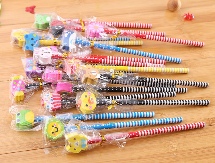 Creative Stationery Children Cartoon Pencil pencil with packaging eco-friendly pencil Taobao gift 61 student prize giver-Taobao