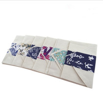 Bamboo table flag Ma mat bamboo mat tea mat tea towel linen cloth tea curtain big and small number table flag