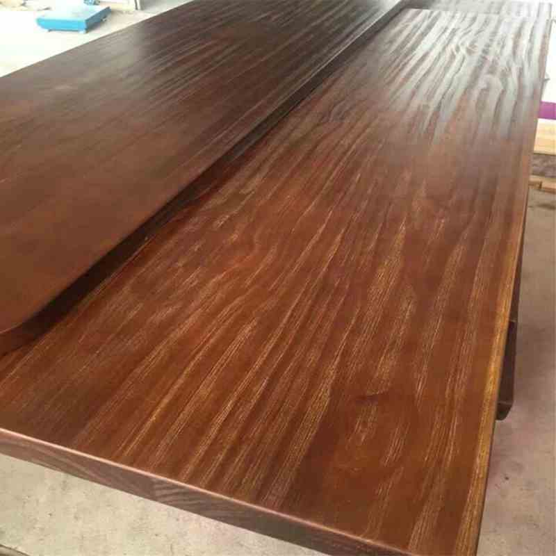 diy pine log solid wood board custom rectangular desktop board retro dining table coffee table bar countertop material custom
