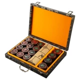 Китайские большие шахматы из натурального дерева, полный комплект