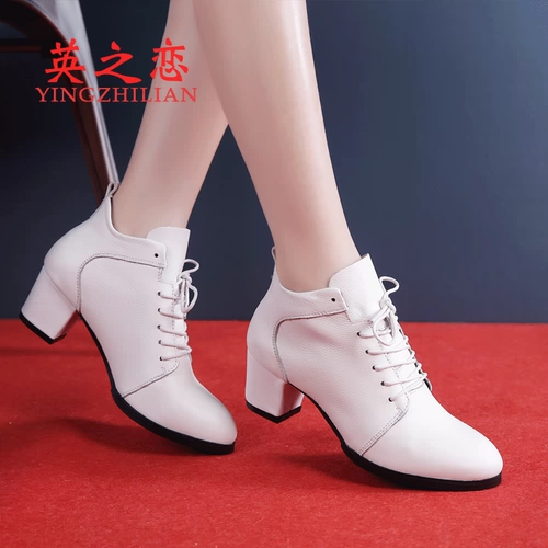 Обувь, высокие туфли для матери, из натуральной кожи, мягкая подошва, для среднего возраста