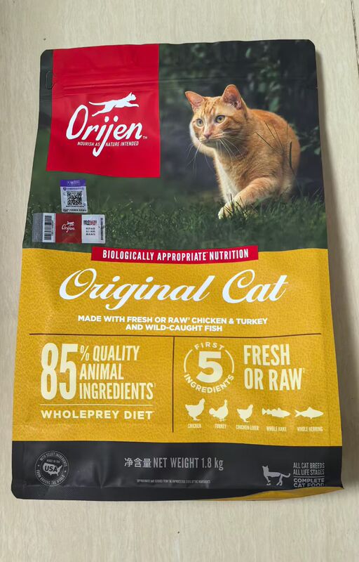 Orijen Chicken Adult Cat Food Complete Cat Food Grain-Free Imported Food 1.8kg Orijen Chicken Adult Cat Food Complete Cat Food Grain-Free Imported Food 1.8kg
