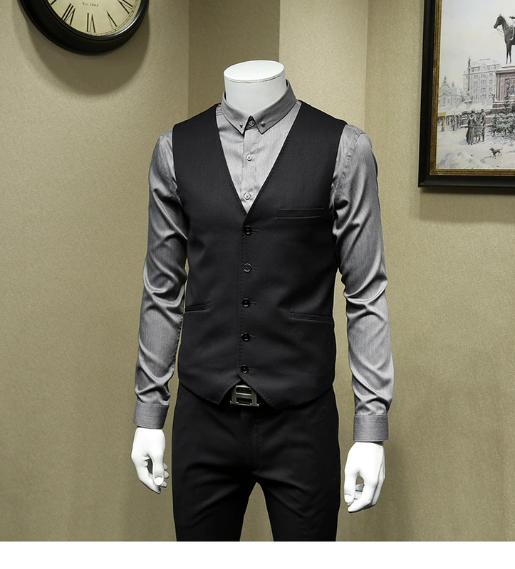 Bộ đồ đen tinh khiết của DANDY HOMME - Suit phù hợp quần áo nam