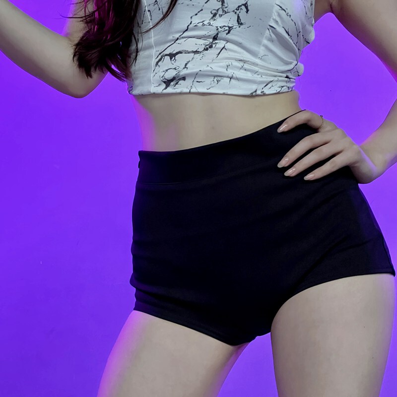 Jazz Dance High-Waisted Shorts Black Hot Girl Ultra-Short Shorts Girl Group Performance Hot Pants Heels Dance Pants Anti-Exposure Jazz Dance High-Waisted Shorts Black Hot Girl Ultra-Short Shorts Girl Group Performance Hot Pants Heels Dance Pants Anti-Exposure