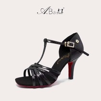 Aba dance shoes Latin dance shoes high-end professional womens genuine leather dance shoes Chacha rumba dance shoes