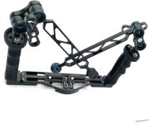 Diving camera waterproof case grip bracket underwater photography filling flashing light butterfly clip tray lamp arm system bracket