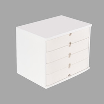 Desktop multi-layer storage box Household solid wood storage box Small drawer type a4 paper data finishing cabinet Office cabinet