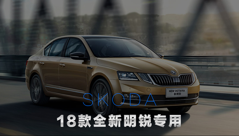 Áp dụng Skoda 18 mới sắc nét phía sau cánh sửa đổi phiên bản Châu Âu của cánh cố định sơn miễn phí đấm mới Mingrui chuyên dụng