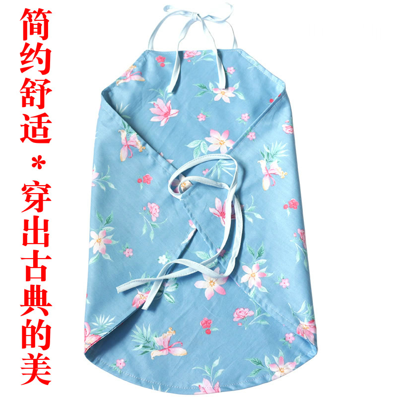 Belly-style pajamas pure cotton summer belly-style adults wear retro women's sexy underwear base warm belly-style pocket