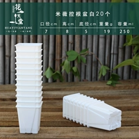 Miwei 7cm Croot Control Белые квадраты 20 штук, 2 комплекта из 3 юаней выключены