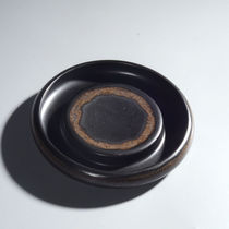 Jingdezhen ceramic metal rust black glaze round dry bubble table storage Kettle Teapot pad tea set accessories