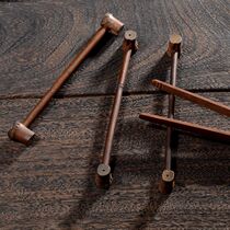 Bamboo carbonized tea set tea ceremony accessories rack pot brush Tea Needle tea clip