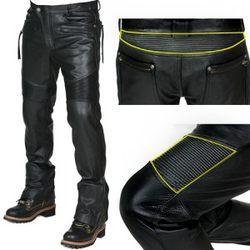 Spot made in Korea stretch slim fit bikegear Harley Indian rider pants ຂີ່ຫນັງ pants ຂີ່