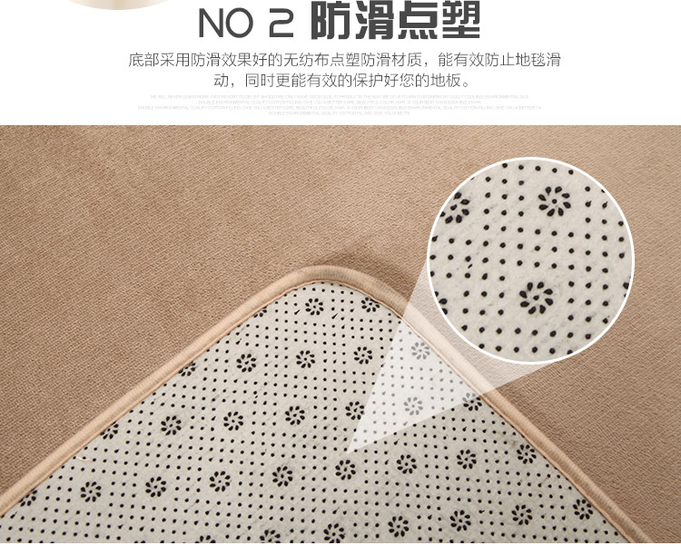 Nordic châu Âu và Mỹ phòng khách nhỏ gọn thảm thảm đệm ghế sofa hiện đại bảng máy Mỹ giường rửa thảm phòng ngủ - Thảm thảm