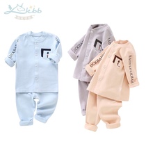 La K Babe baby Autumn clothing trousers set 0 years old 1 male 2 female 3 children sleeping clothes newborn baby underwear