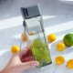 Cốc vuông cho nam và nữ sinh viên Cốc nhựa Hàn Quốc đơn giản xách tay cá tính sáng tạo xu hướng uống cốc cốc - Tách bình giữ nhiệt lock and lock