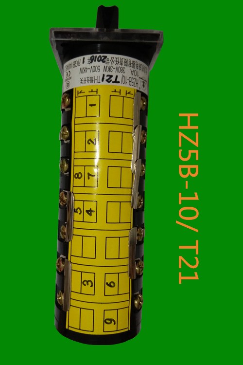 HZ5B-10 T21 motor high and low speed positive and reverse control switch