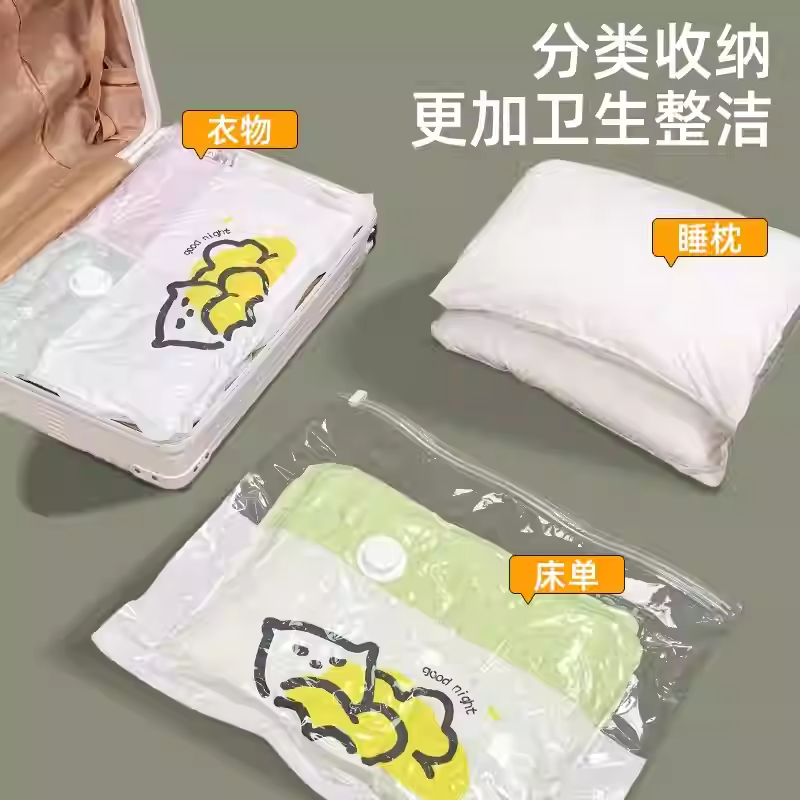 Storage Doctor Pillow Storage Bag Large Capacity Sealed Vacuum Storage Space-Saving Pillow Storage Pillow Bag