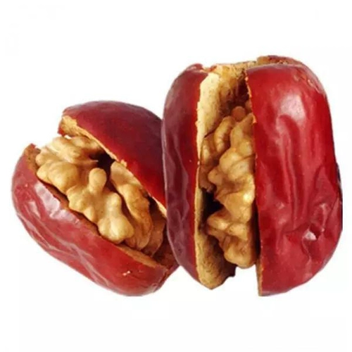Синьцзян Специализированная папка Jujube Walnut Hetian Jujube бумажные грецкие орехи, закуски с изюмом Turpan 500G