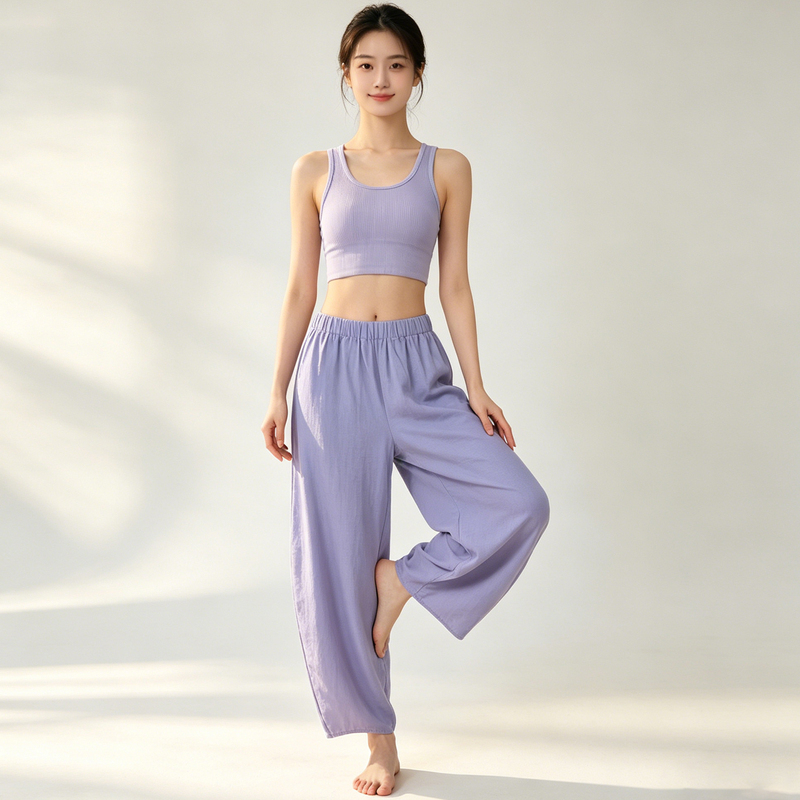 Yoga Pants for Women, Nepalese Niche Style, Lazy Style Carrot Pants, Nine-Point Pants, Sports Pants, Loose Wide-Leg Pants