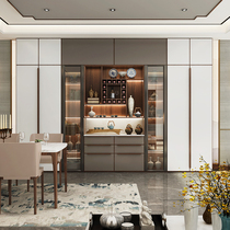 Zhibang cabinet custom kitchen whole kitchen kitchen cabinet quartz stone countertop custom-made new Chinese light luxury modern