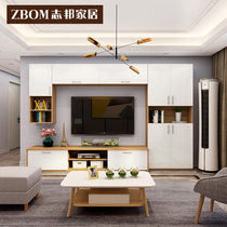 Zhibang home custom bedroom wardrobe custom guest restaurant custom simple modern 2019 New